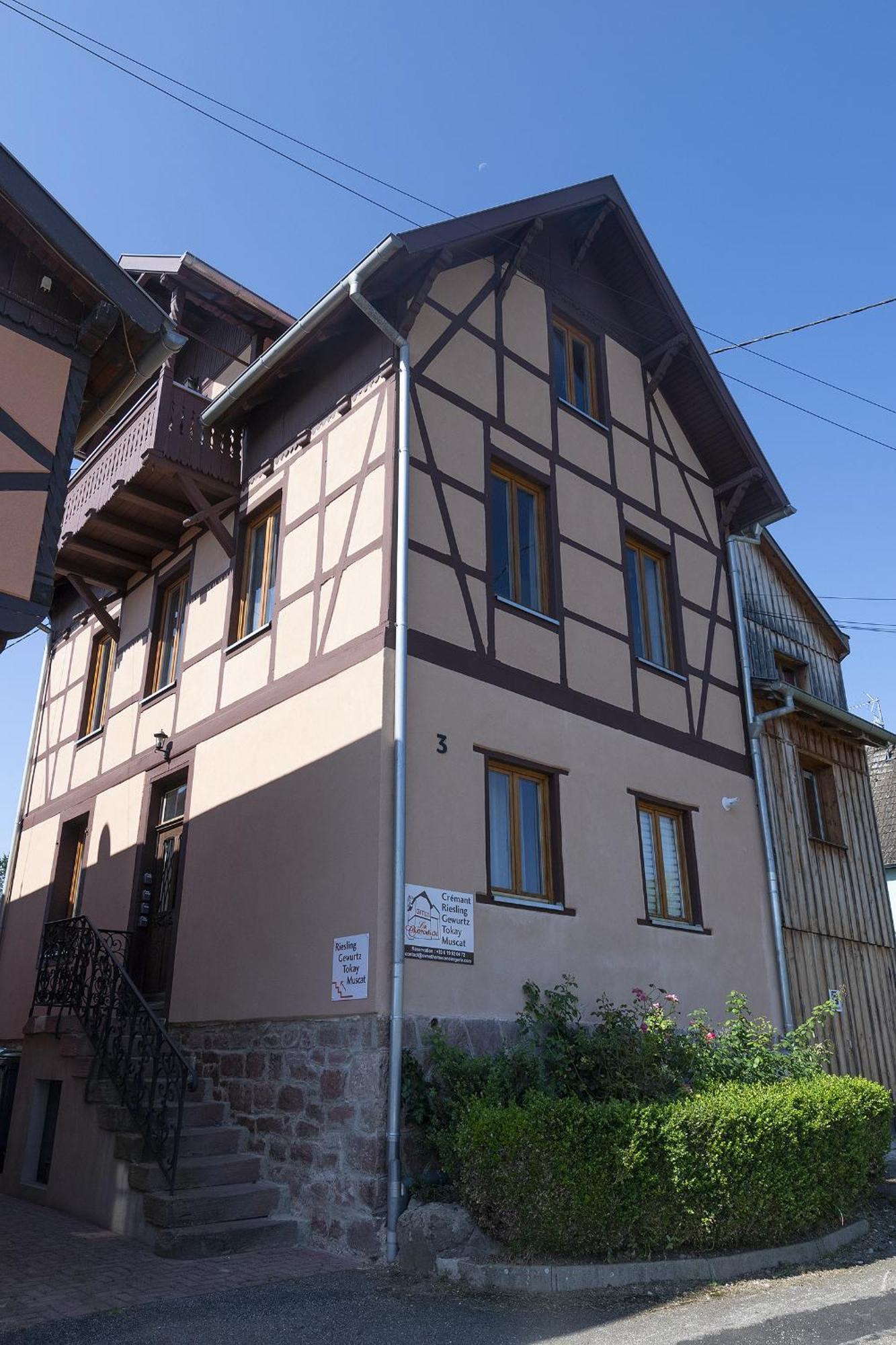 Riesling - Vue Imprenable Sur Le Vignoble - Renove Recemment - Parking Gratuit Leilighet Riquewihr Eksteriør bilde